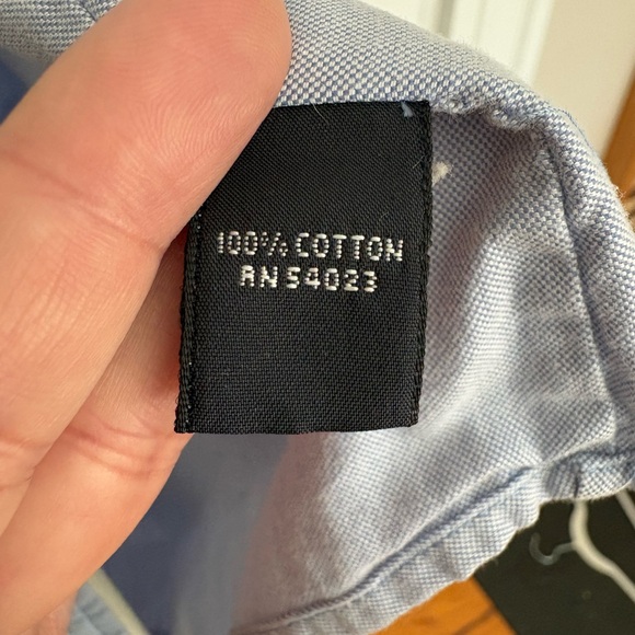 Blue Button-Down Women’s Shirt - Banana Republic - Picture 8 of 8